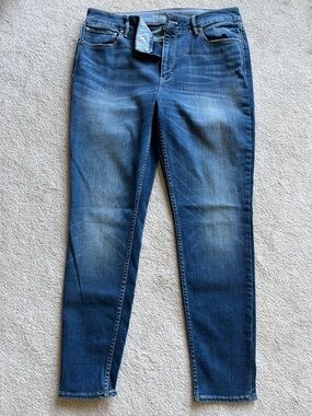 WHBM Straight Blue Denim Jeans